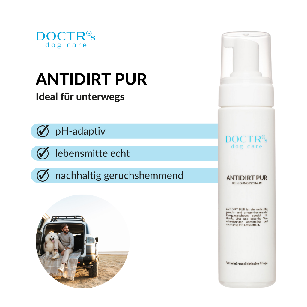 ANTIDIRT PUR - Reinigungsschaum für Hunde
