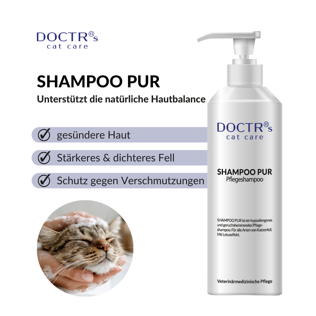 SHAMPOO PUR - Pflege-Shampoo für Katzen