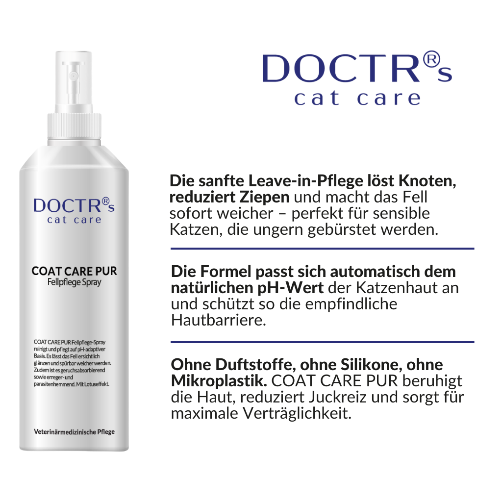 DOCTRs cat care FELLPFLEGE-SET