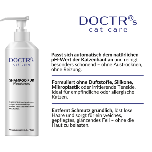 SHAMPOO PUR - Pflege-Shampoo für Katzen