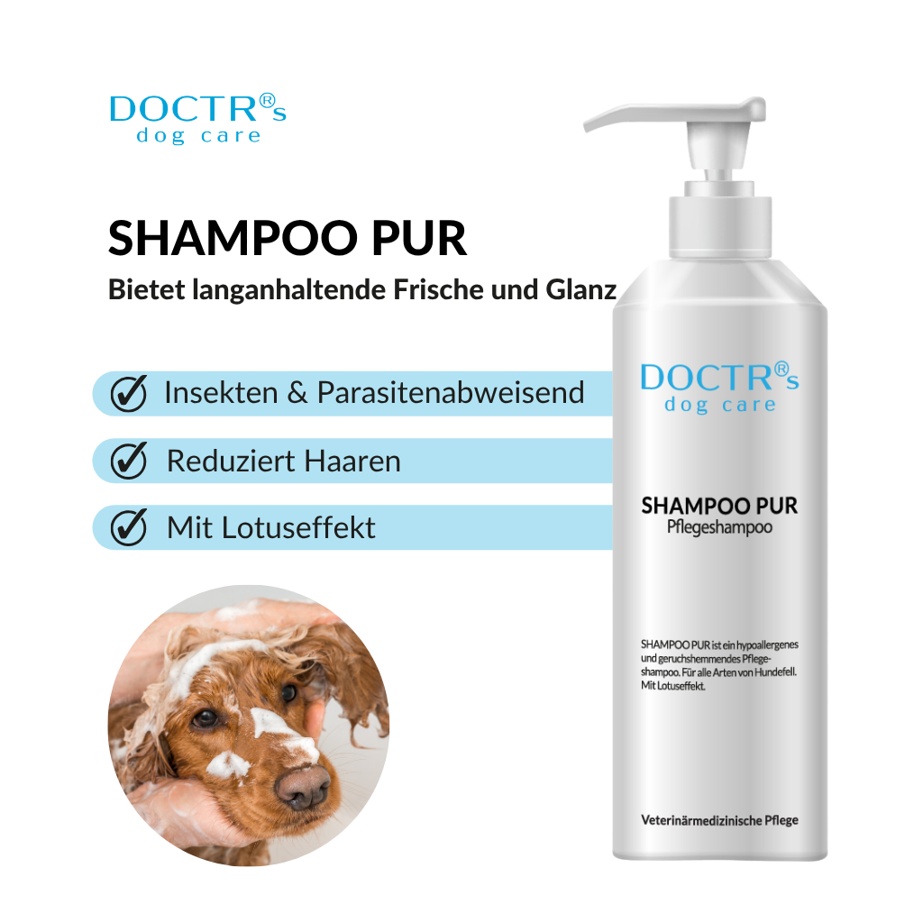 SHAMPOO PUR - Pflege-Shampoo für Hunde