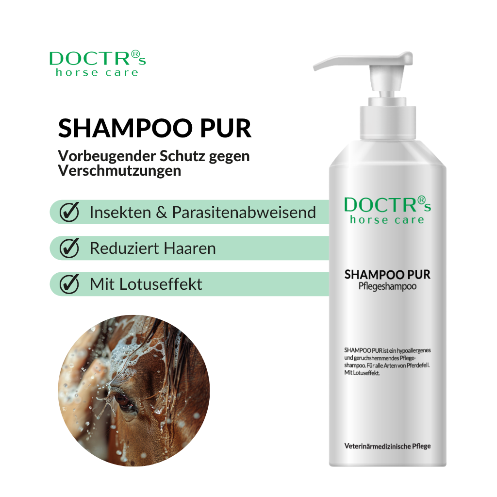 SHAMPOO PUR – Pflege-Shampoo für Pferde