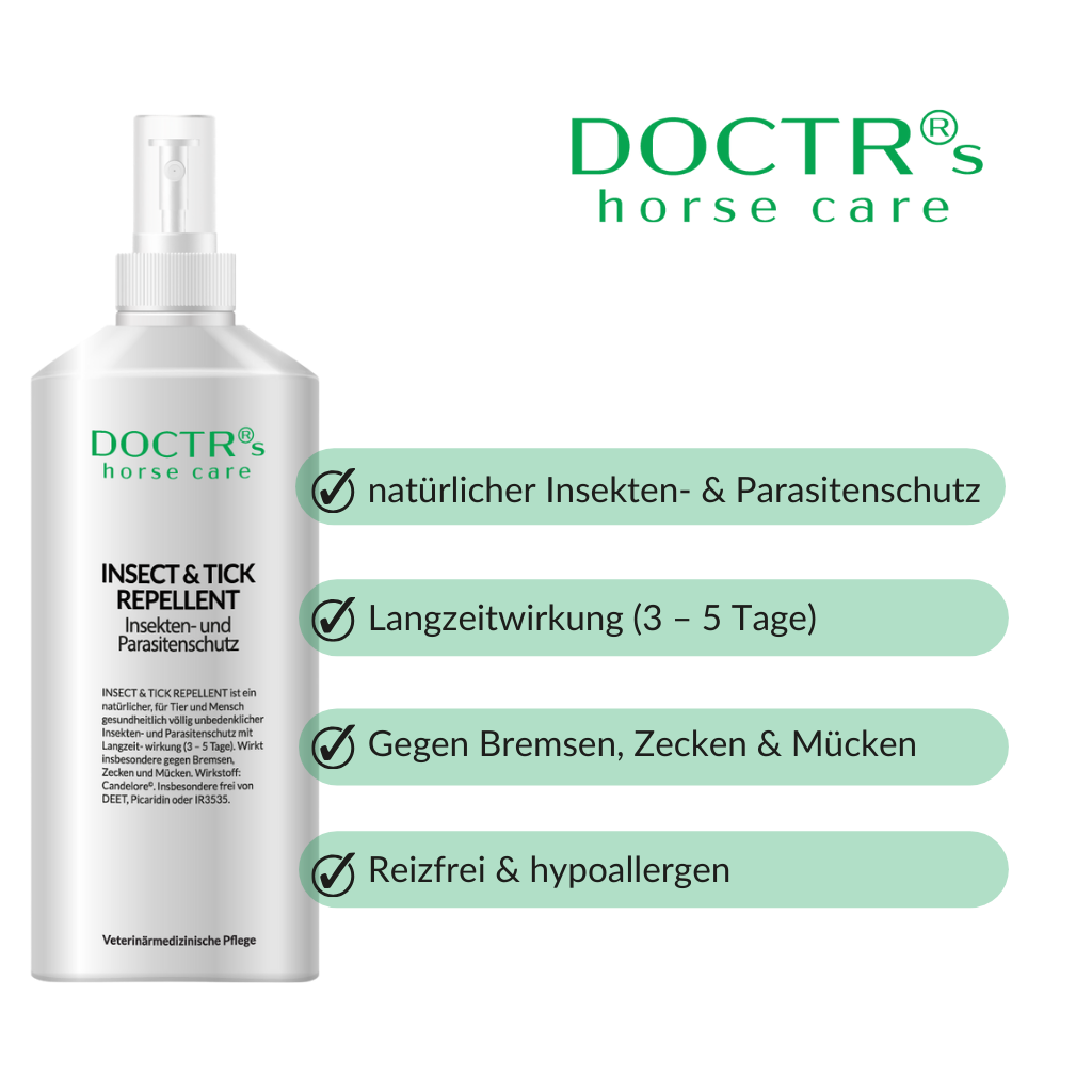 INSECT &amp; TICK REPELLENT - Insect and parasite protection for horses