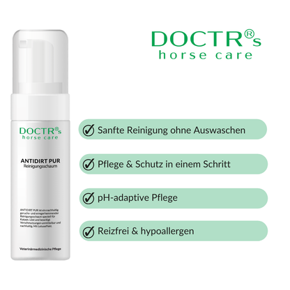 ANTIDIRT PUR - Reinigungsschaum für Pferde