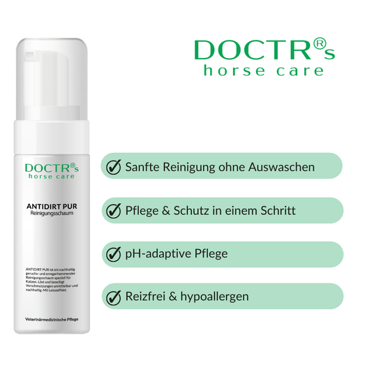ANTIDIRT PUR - Reinigungsschaum für Pferde