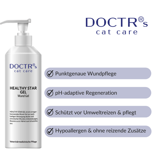 HEALTHY STAR GEL - Wund-Gel für Katzen