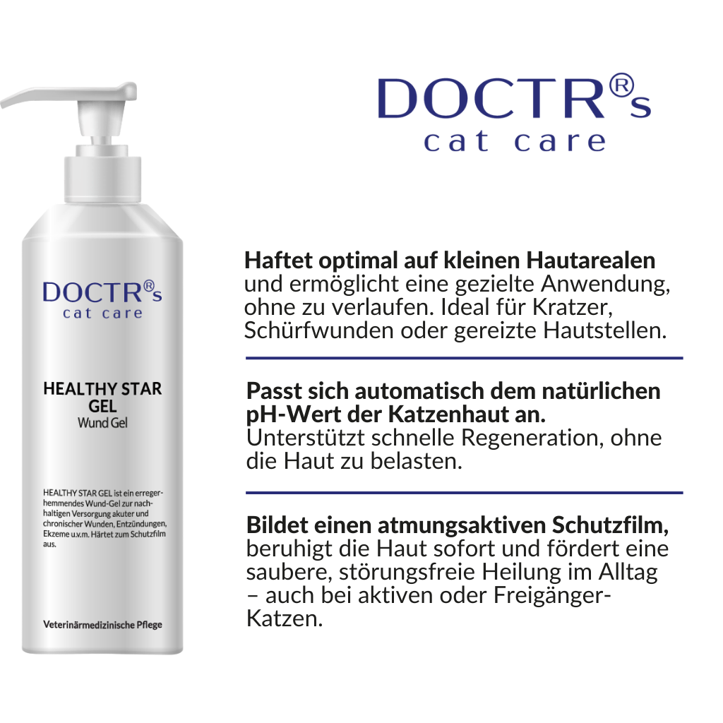 HEALTHY STAR GEL - Wund-Gel für Katzen