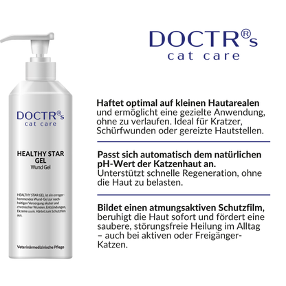 HEALTHY STAR GEL - Wund-Gel für Katzen