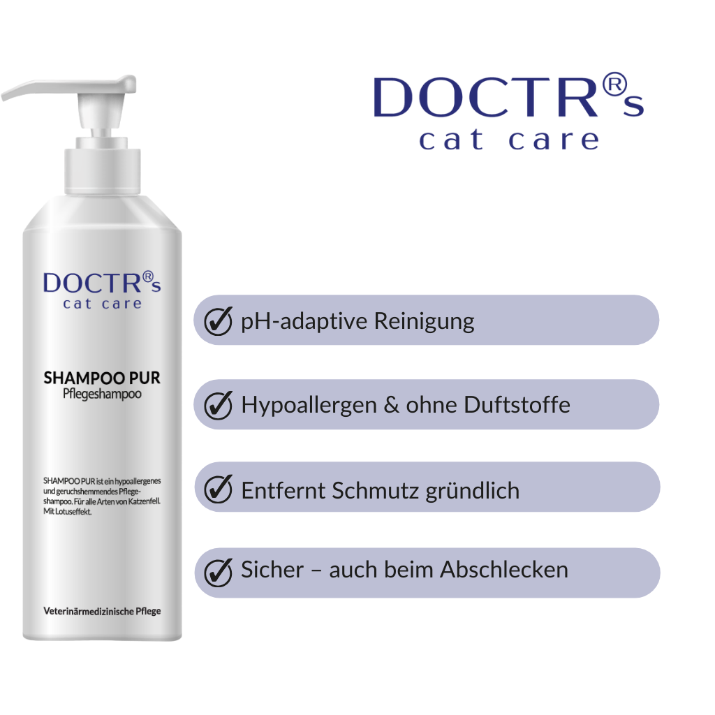 SHAMPOO PUR - Pflege-Shampoo für Katzen