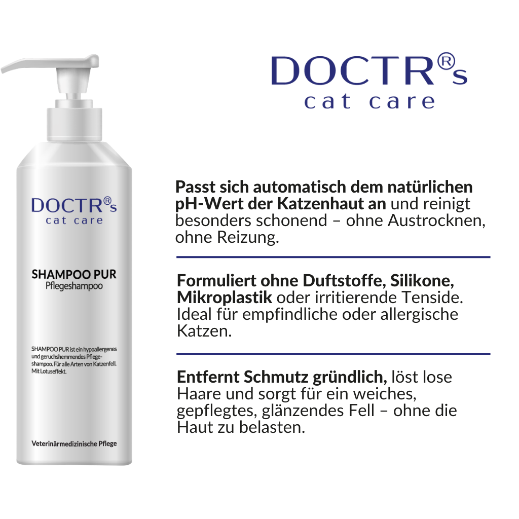 SHAMPOO PUR - Pflege-Shampoo für Katzen