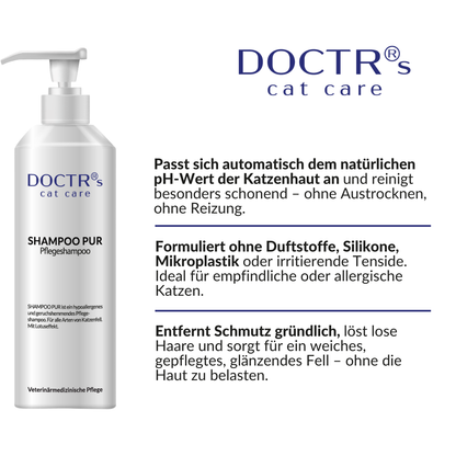 SHAMPOO PUR - Pflege-Shampoo für Katzen