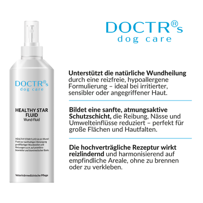 HEALTHY STAR FLUID - Wund-Fluid für Hunde