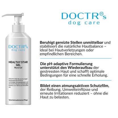HEALTHY STAR GEL - Wund-Gel für Hunde
