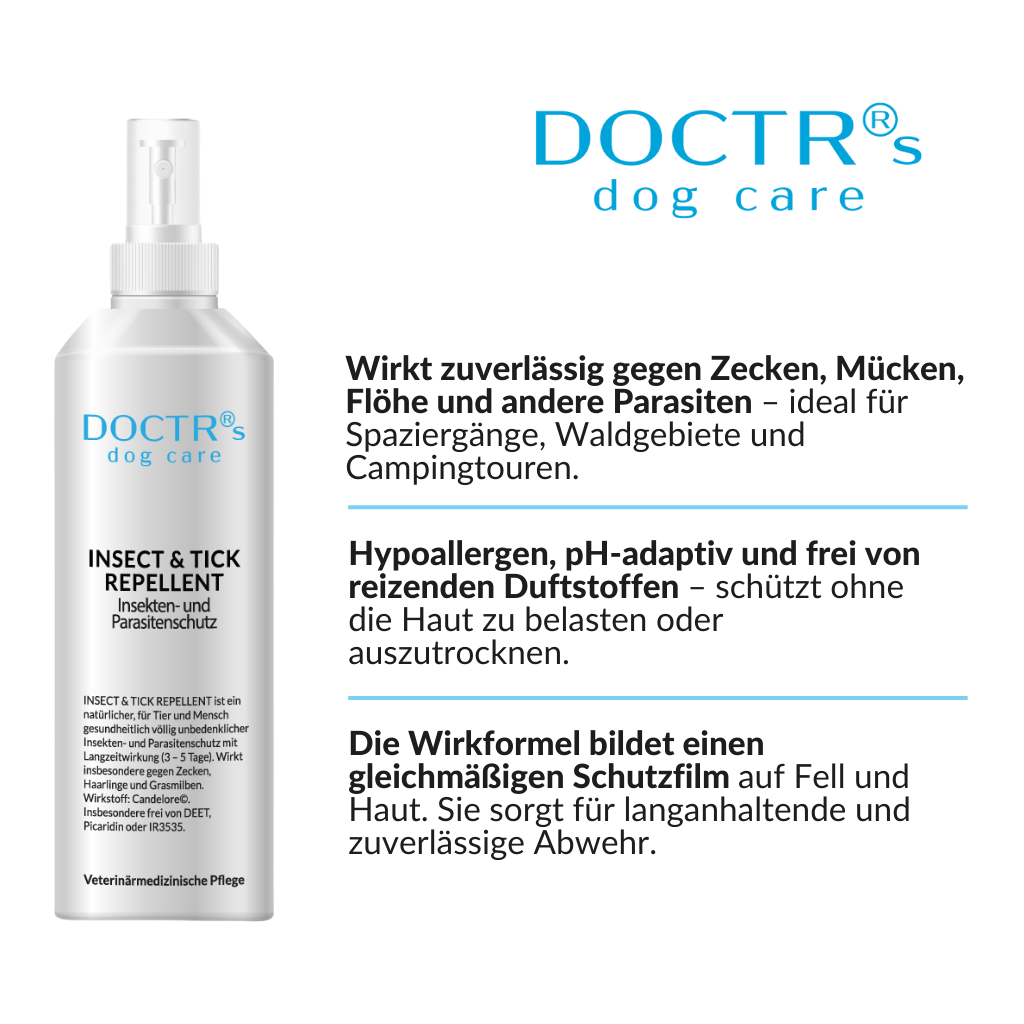 INSECT & TICK REPELLENT - Insekten- und Parasitenschutz für Hunde