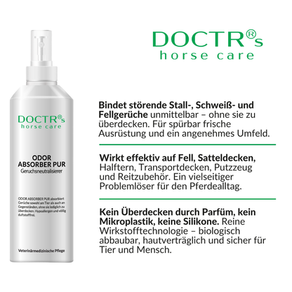 ODOR ABSORBER PUR – Geruchsneutralisierer für Pferde
