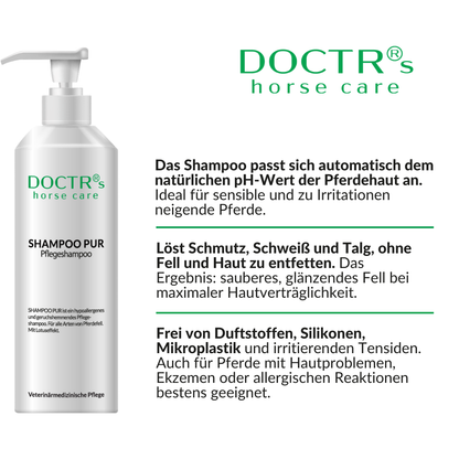 SHAMPOO PUR – Pflege-Shampoo für Pferde