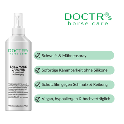 TAIL & MANE CARE PUR - Schweif- und Mähnenpflege für Pferde