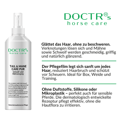 TAIL & MANE CARE PUR - Schweif- und Mähnenpflege für Pferde