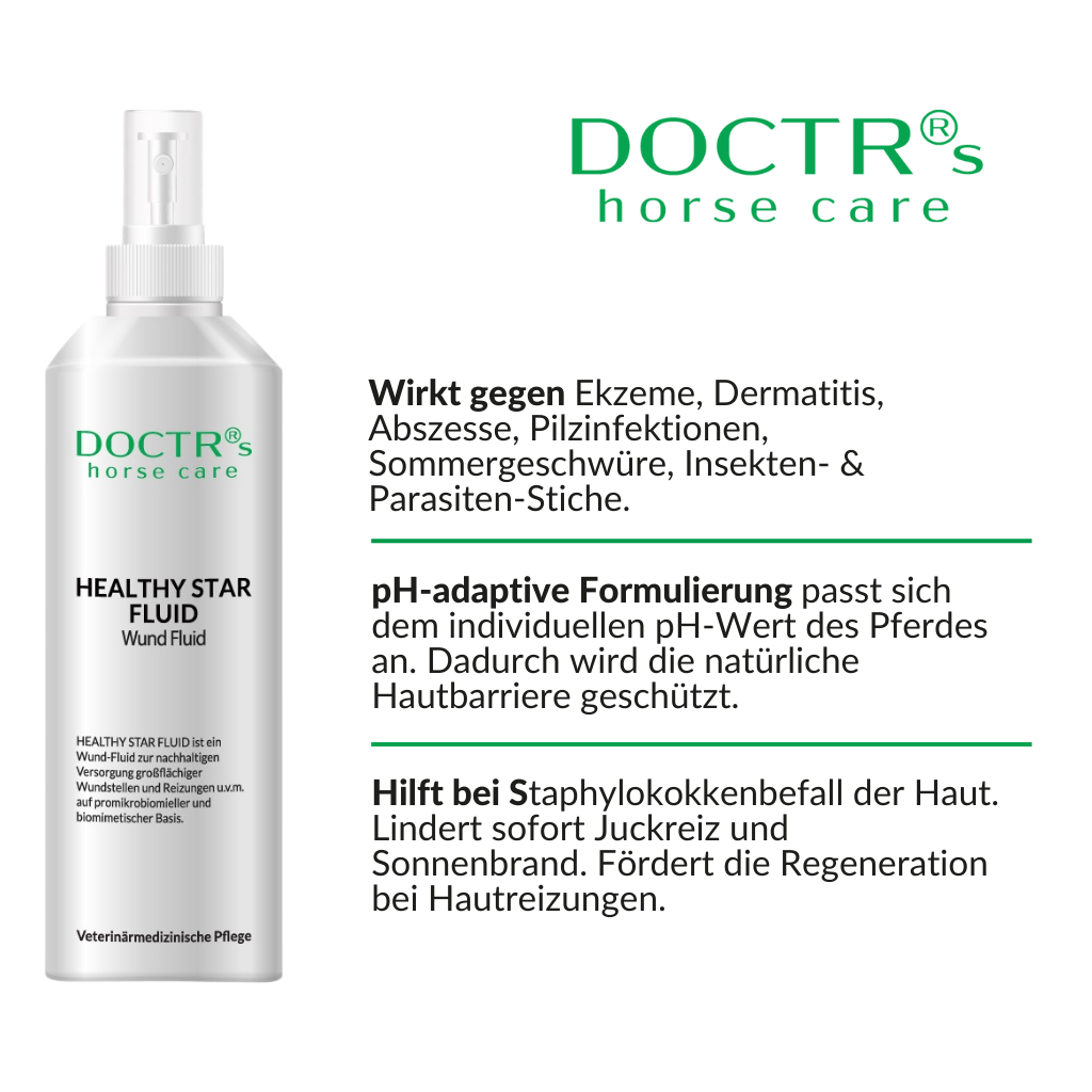 HEALTHY STAR FLUID – Wund-Fluid für Pferde
