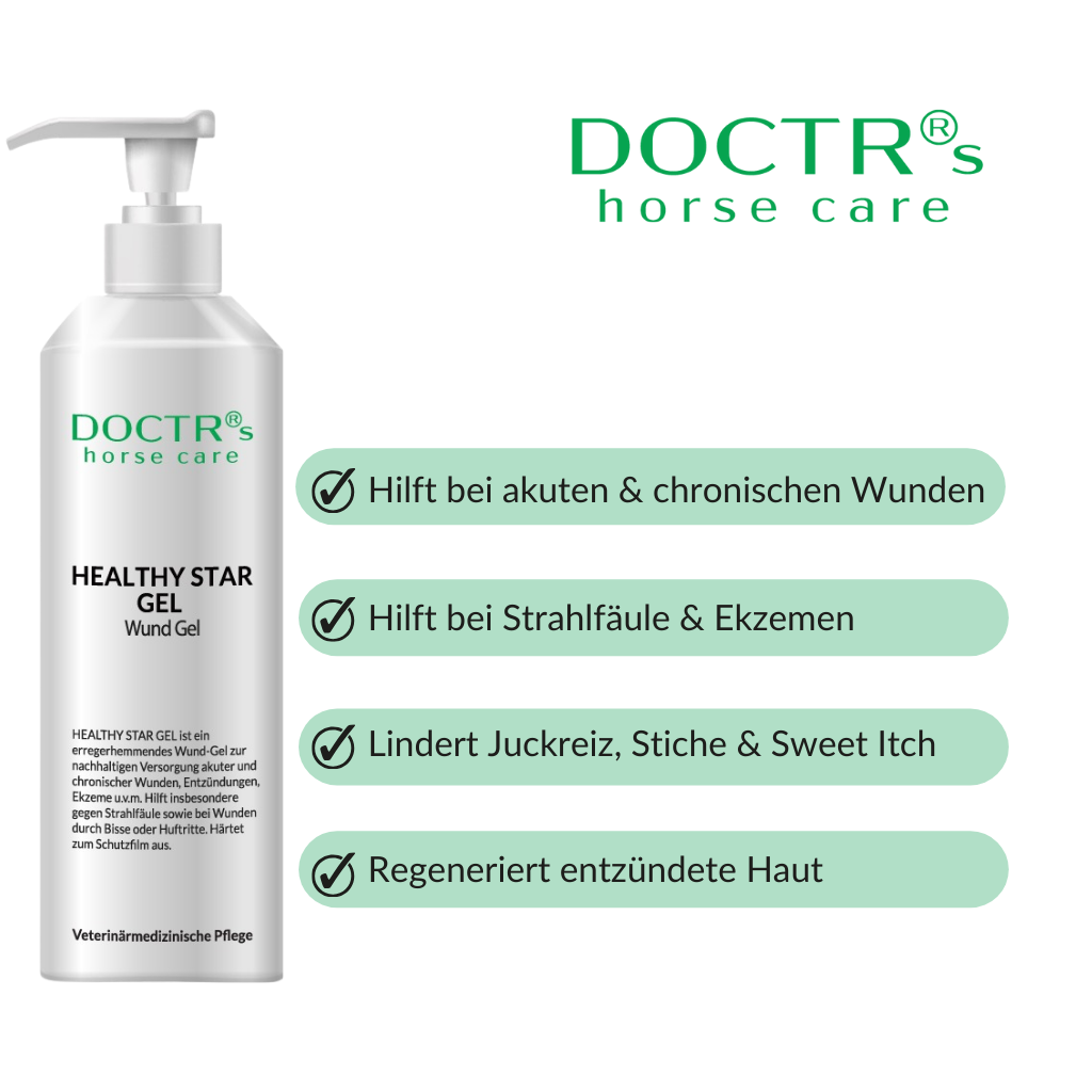 HEALTHY STAR GEL – Wund-Gel für Pferde
