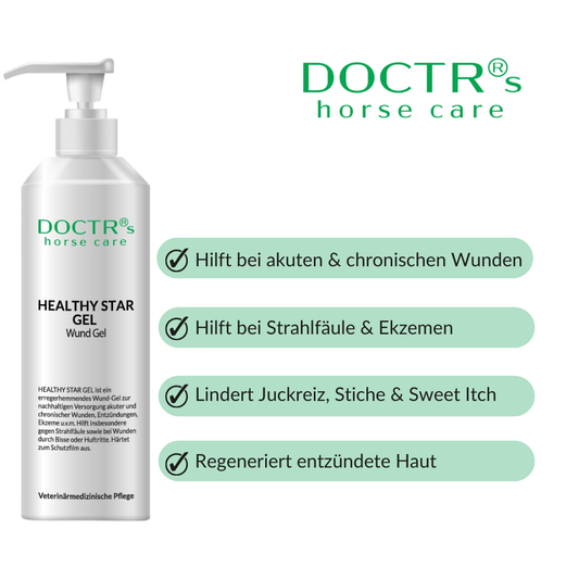 HEALTHY STAR GEL – Wund-Gel für Pferde