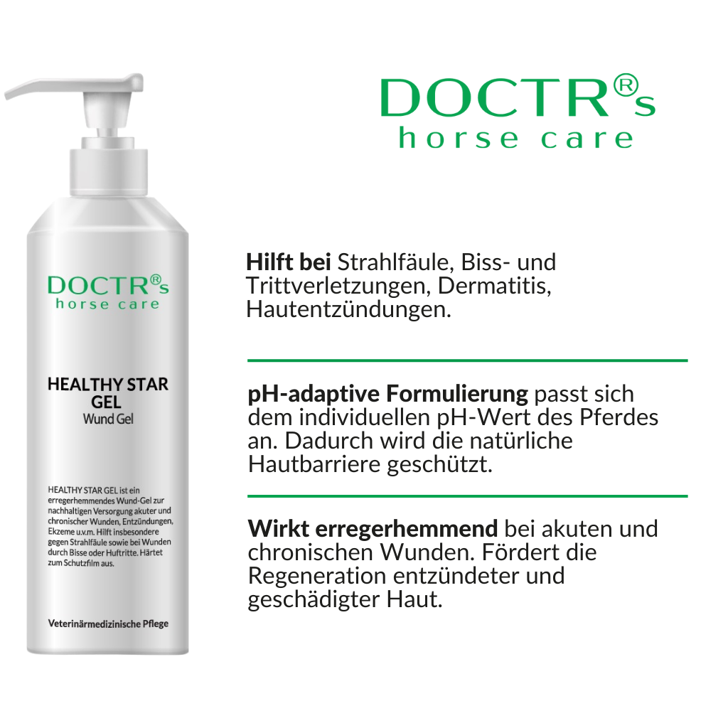 HEALTHY STAR GEL – Wund-Gel für Pferde