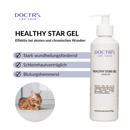 HEALTHY STAR GEL - Wund-Gel für Katzen