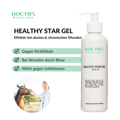 HEALTHY STAR GEL – Wund-Gel für Pferde