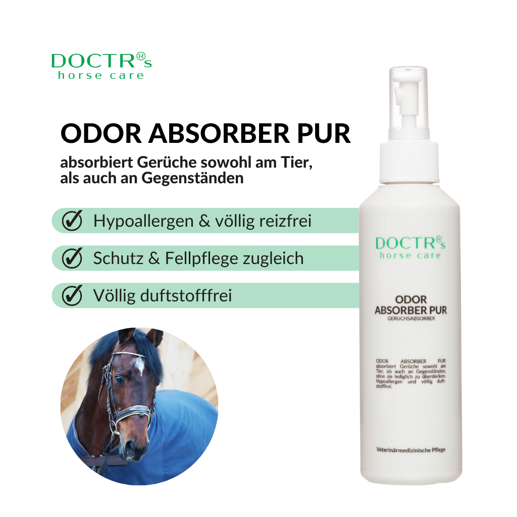 ODOR ABSORBER PUR – Geruchsneutralisierer für Pferde