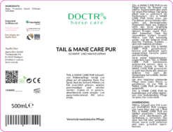 HORSE CARE TAIL AND MAINE CARE PUR
